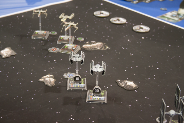 X-Wing in action at the GenCon 2012 Tournament