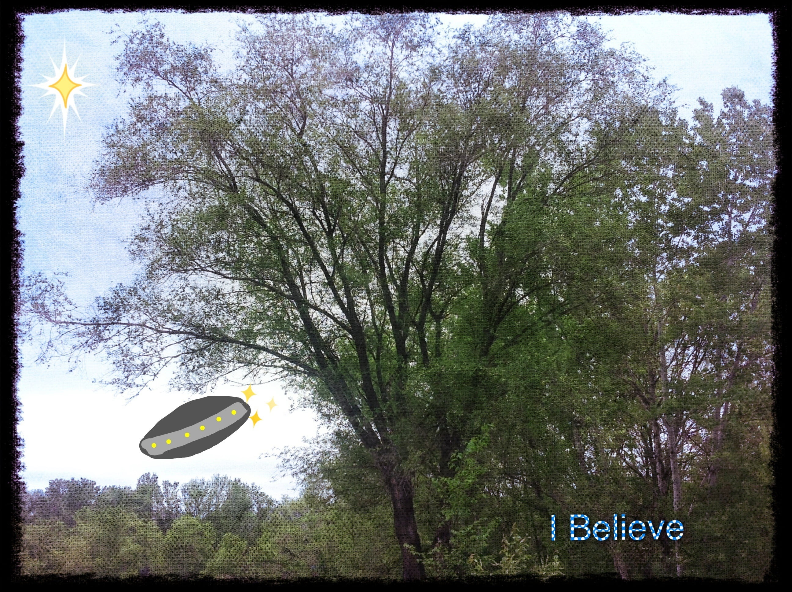 Playing with textures, borders, painting, vignetting, and stamps.