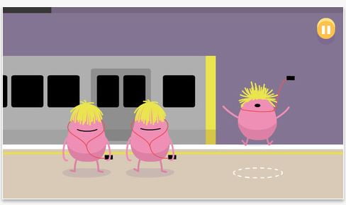 dumb ways to die train