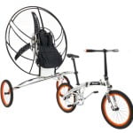 The First folding Personal Flyer bicycle 