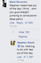 Stephen Amell Facebook